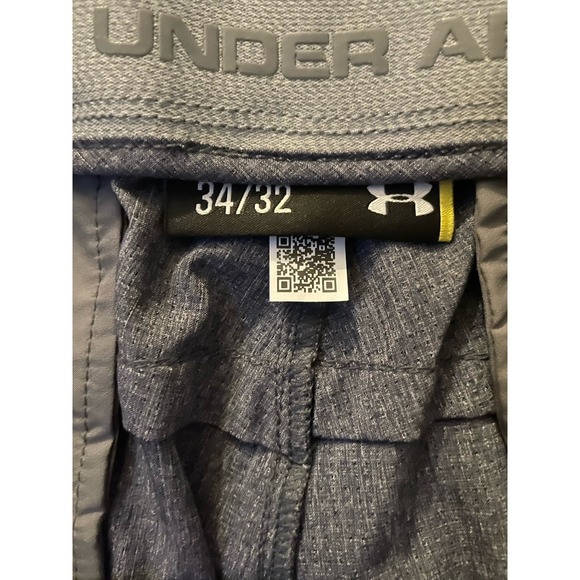 Under Armour Match Play Golf Pants Trousers Logo Gray Men's 34x32 JBHS - Picture 10 of 10